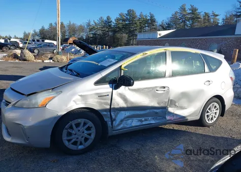 2012 Toyota Prius V Two from USA, damaged, VIN JTDZN3EU8C3176366